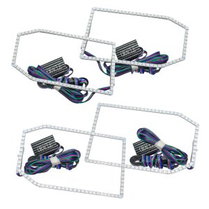 Chevrolet Silverado Headlight Halo Kits - ORACLE Lighting - Non-Projector Style, ColorSHIFT - ColorSHIFT - `14-`15